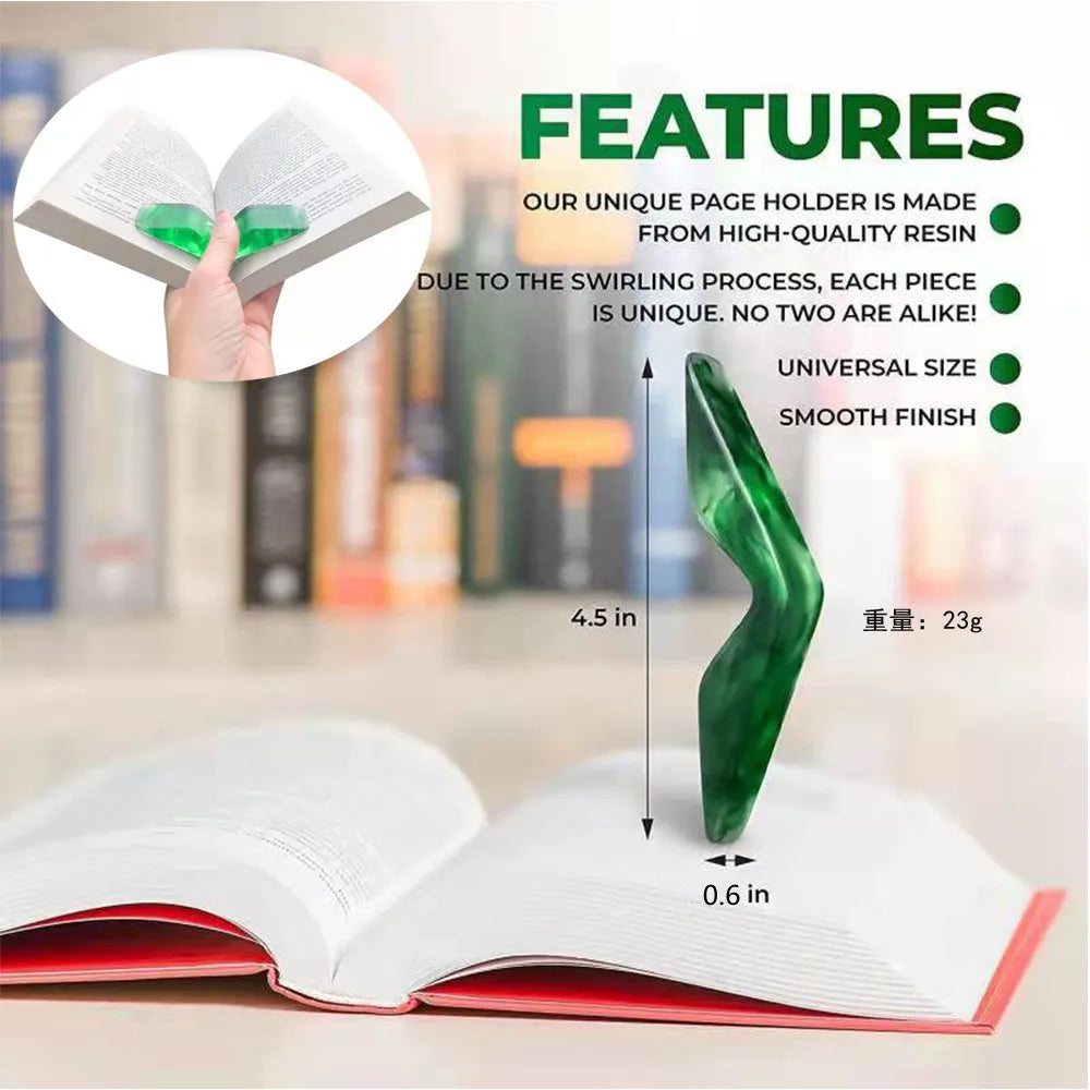 Thumb support bookmark