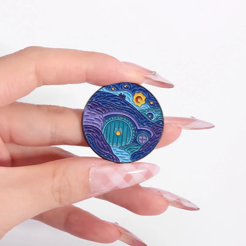 Fantasy Starry Night Pin