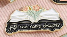 Book Nerd Pin
